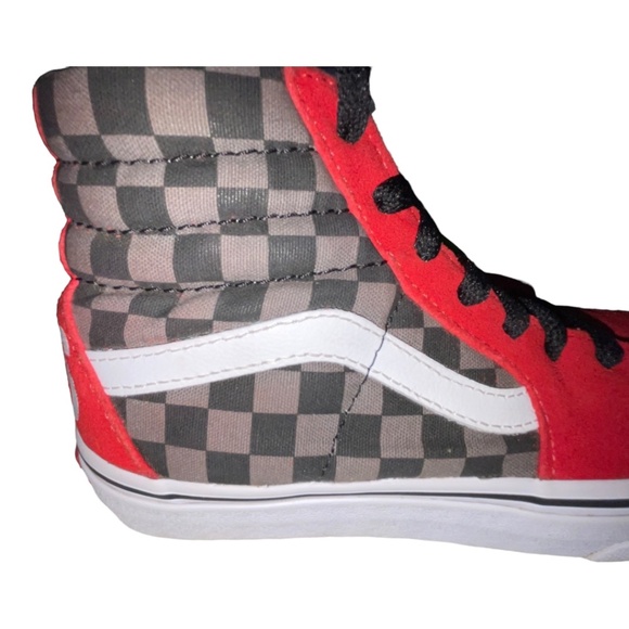 Vans Off The Wall Checkerboard Hi-top Sneaker US Sz Kids 3 - Picture 14 of 14